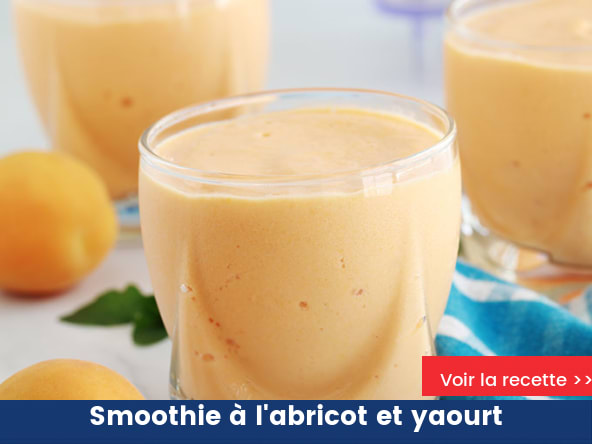 Smoothie à l'abricot et yaourt